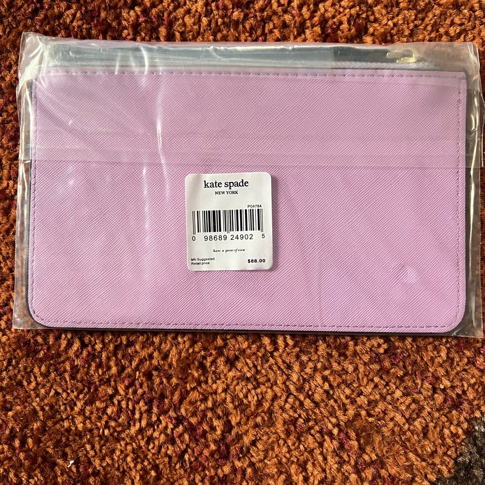 Kate Spade New York wristlet. New in bag. Lavender. - Picture 2 of 2